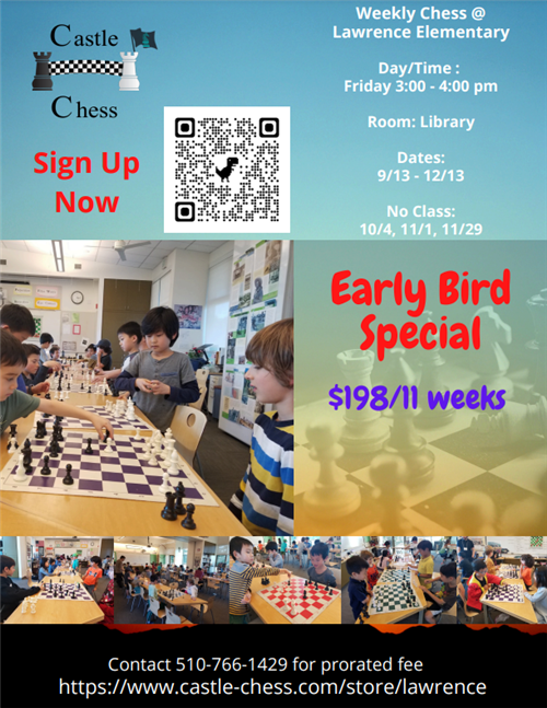 Enrollment info for Chess